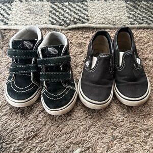 Vans size 8 2 pairs